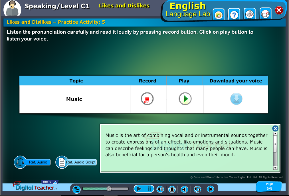 Speaking level c1 likes and dislikes activity